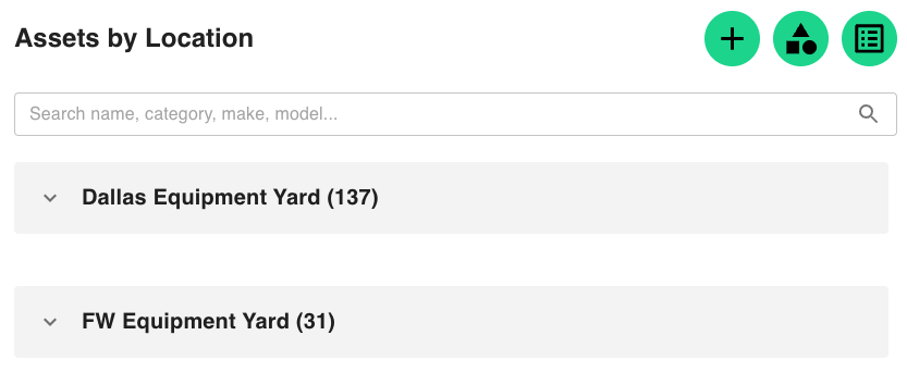 Location Tracking & Hierarchical Assets